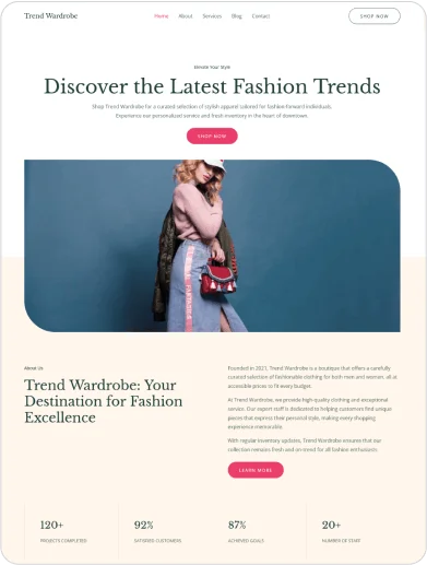 Trend Wardrobe | Weblink Trend Wardrobe | Weblink